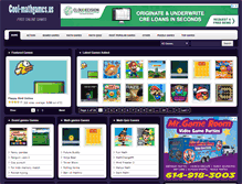 Tablet Screenshot of cool-mathgames.us